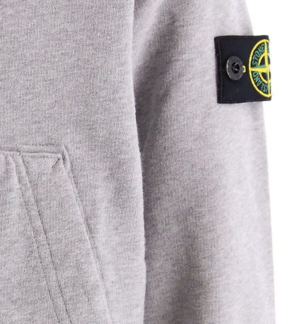 Stone Island Kapuzenpullover - Grau Meliert