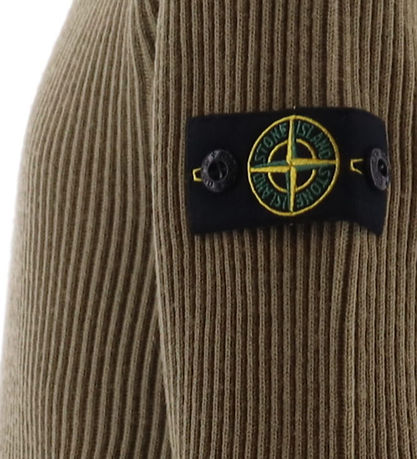 Stone Island Blouse w. Turtleneck - Wool - Sage