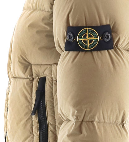 Stone Island Dúnúlpa - Natural Drapplitað