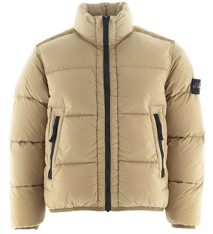 Stone Island Dúnúlpa - Natural Drapplitað