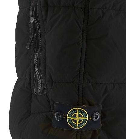 Stone Island Daunenweste - Schwarz