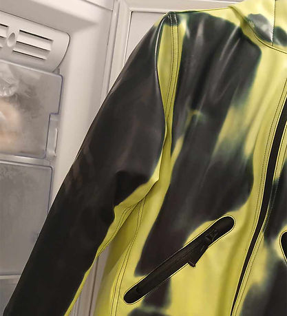 Stone Island Down Jacket w. PU - Color change - Lemon/Navy