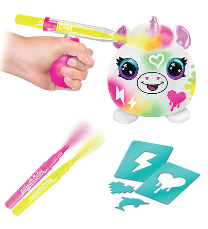 Airbrush Plush Soft Toy - 10 cm - Neon Mini Mystery Kit