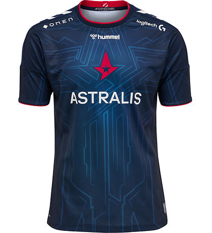 Hummel T-shirt - Astralis 21/22 Game Jersey - Marine/Sponsor