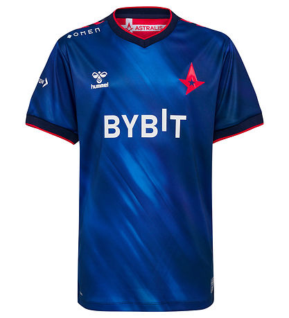 Hummel Stuttermabolur - AST 23/24 Jersey - Marine/White/Ed