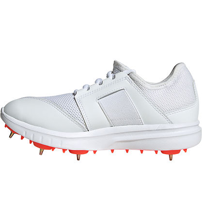 adidas Performance Krikketskór - Howzat Spike - Hvítir/Appelsína