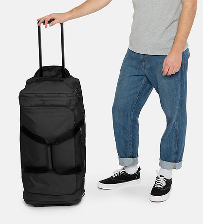 Eastpak Travel Bag w. Wheels Leatherface M 69 L Black KW DK