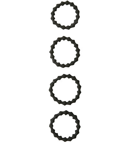 Name It Elastic Hair Bands - 4-Pack - NkfKarla - Black