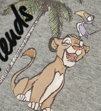 Name It Bodysuit L/æ - NbmJebbi Lion King - Grey Melange