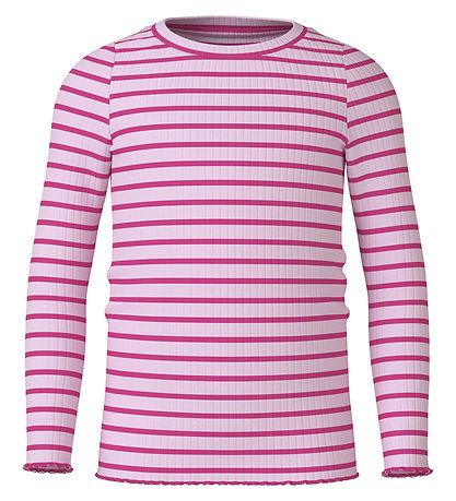 Name It Blússa - Rib - NmfVemma - Festival Bloom/Raspberry Rose