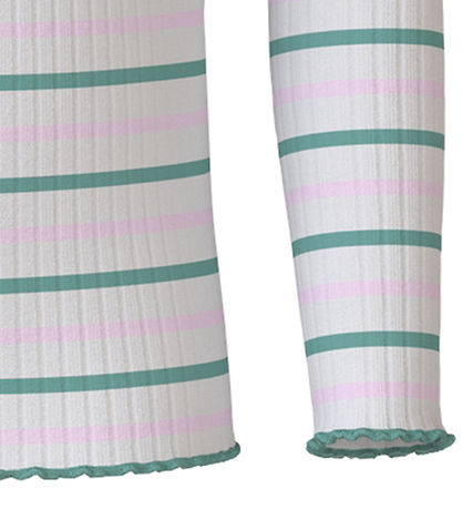 Name It Bluse - Rib - NmfVemma - Jet Stream/Festival Bloom/Was