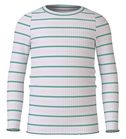 Name It Bluse - Rib - NmfVemma - Jet Stream/Festival Bloom/Was