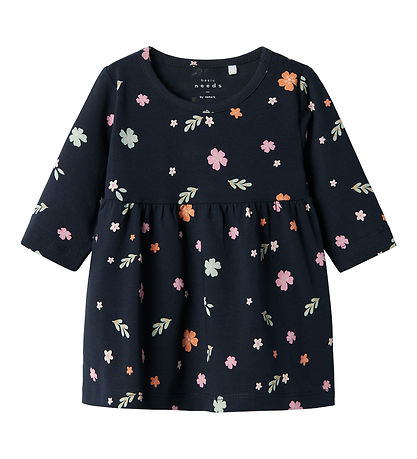 Robe Name It - NbfVandora - Dark Sapphire/Small Fleurs