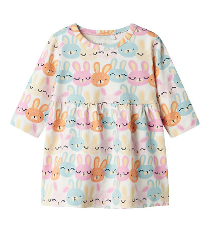 Name It Dress - NbfVandora - Jet Stream/Bunny Faces