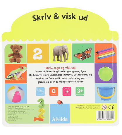 Alvilda Activity Book - Write And Erase - Lare the Numbers - Dan