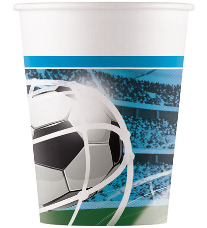 Gobelet en carton Decorata Party - 8 Pack - 200 ml - Supporters 
