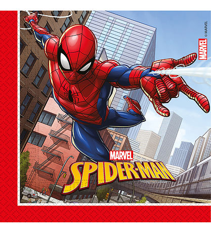 Decorata Party Napkins - 20-pack - 33x33 cm - Spider-Man Crime