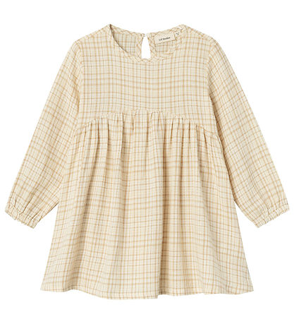 Lil' Atelier Dress L/æ - NmfKaley - Lemon Icing