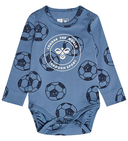 Hummel Bodysuit L/æ - hmlBall - Coronet Blue
