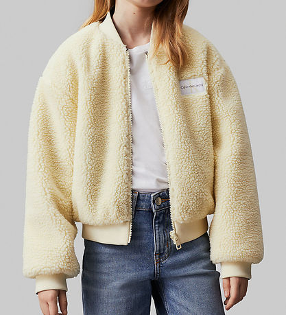 Calvin Klein Puffer Jacket/Fleece Jacket - Reversible - Afterglo