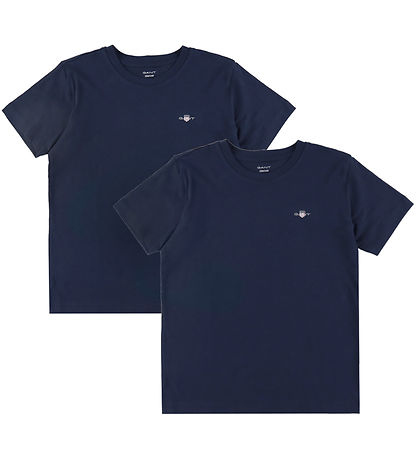 GANT T-Shirt - 2er-Pack - Marine