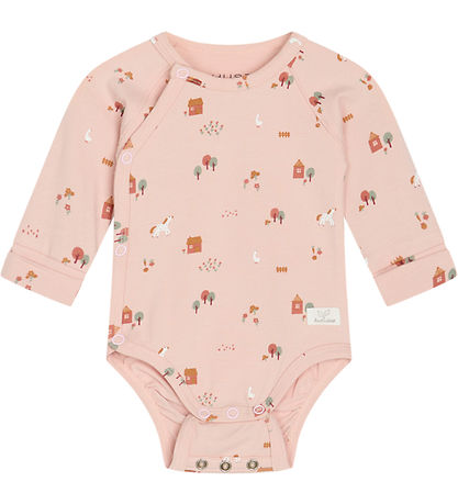 Hust and Claire Wrap Bodysuit L/æ - Bing - Peach Dust