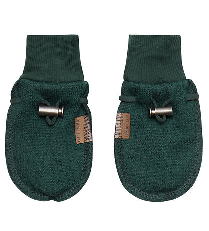 Hust and Claire Mittens - Wool - Ferri - Avocado