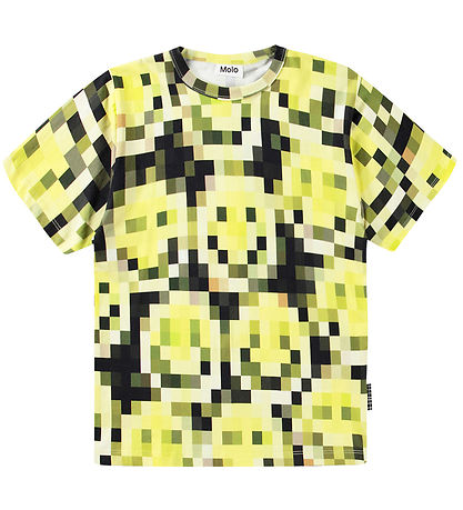 Molo Stuttermabolur - Riley - Pixelated Smiles