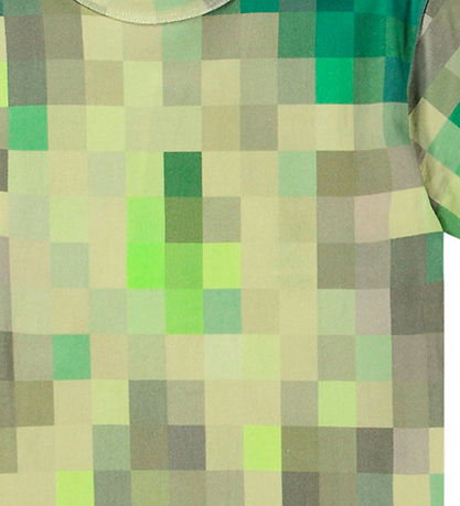 Molo T-shirt - Riley - Green Pixels