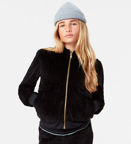 Molo Cardigan - Velours - Malika - Schwarz