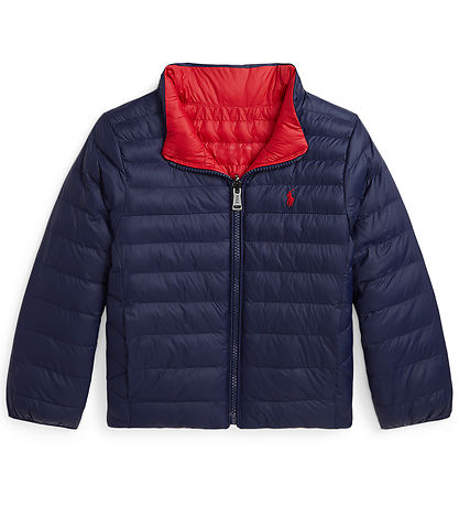 Polo Ralph Lauren Padded Jacket Reversible Navy Red KW US