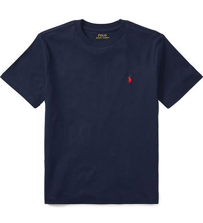 Polo Ralph Lauren Stuttermabolur - Dökkblátt