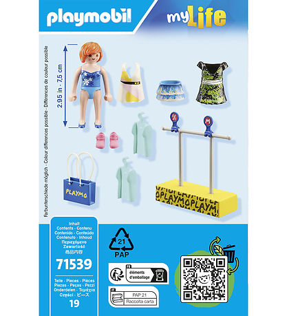 Playmobil My Life - Clothes shopping - 71539 - 19 Parts