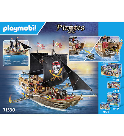 Playmobil Pirates - Großes Piratenschiff - 71530 - 137 Teile