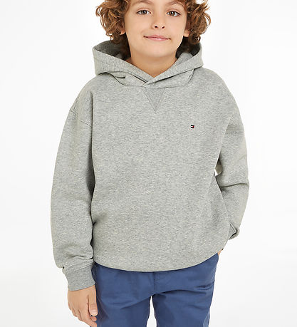 Tommy Hilfiger Hoodie Timeless Light Grey Heather KW IT