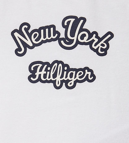 Tommy Hilfiger Set - Overalls/Blouse - Denim Medium+/White