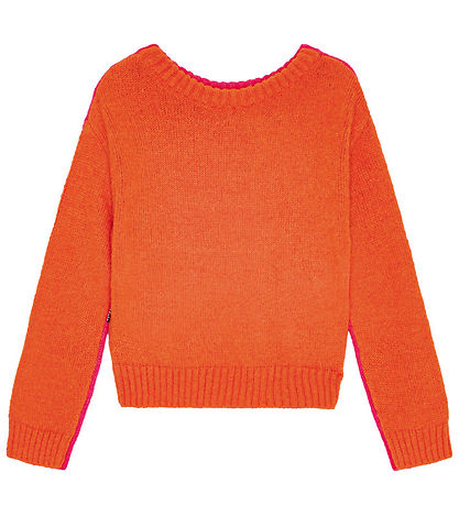 Molo Blouse - Knitted - Wool/Acrylic - Giada - Shocking Fiery/Or
