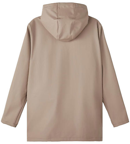 LMTD Rain Jacket - NlnDry10 - Mocha Meringue
