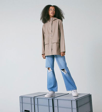 LMTD Rain Jacket - NlnDry10 - Mocha Meringue