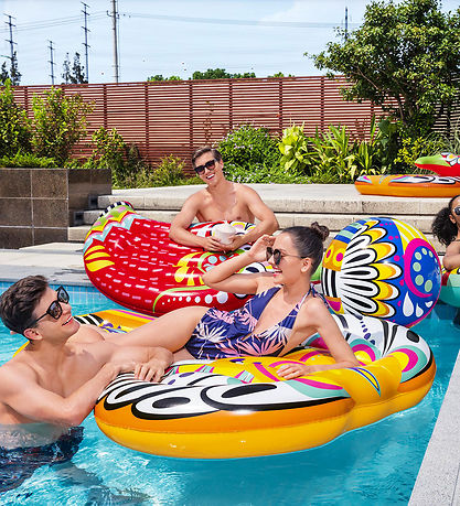 Bestway Pool Mattress - 183x153 cm - Flirty Fiesta Elephant Icel