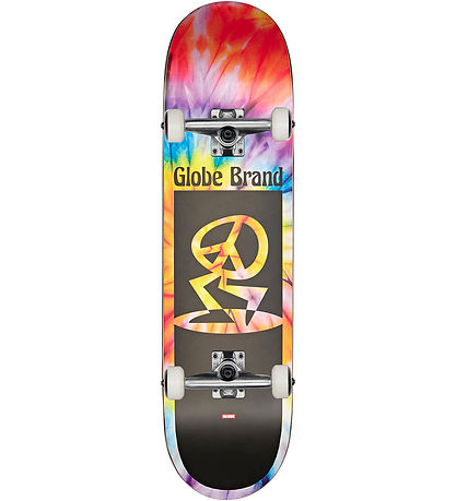 Skateboard Globe - 7,6'' - Peace Man Mid - Spiral Teinture/Noir