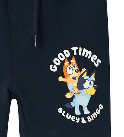 Name It Sweat Shorts - NmmAkley Bluey - Dark Sapphire