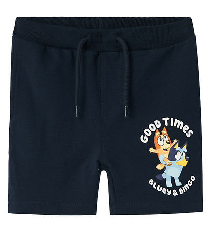 Name It Sweat Shorts - NmmAkley Bluey - Dark Sapphire