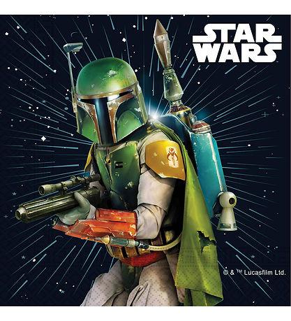 Decorata Party Napkins - 20-pack - 33x33 cm - Star Wars Galaxy