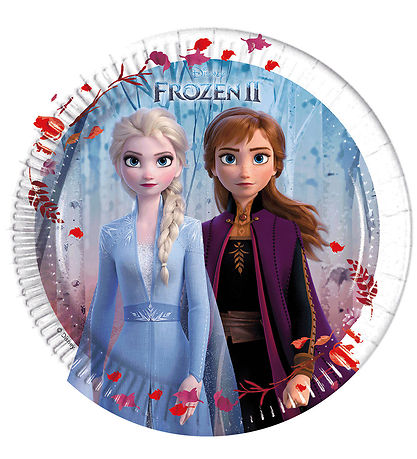 Decorata Party Cardboard plates - 8-Pack - 19.5 cm - Frozen II