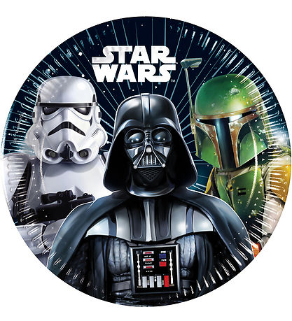 Decorata Party Cardboard plates - 8-Pack - 19.5 cm - Star Wars G