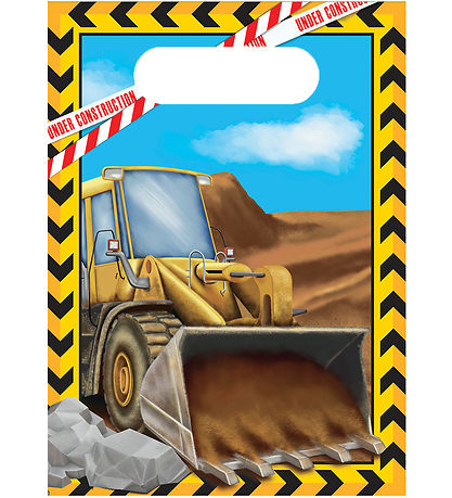 Decorata Party Candy bags - 4-Pack - Construction