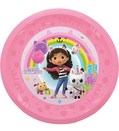 Decorata Party Plastic plates - 4-Pack - 21 cm - Gabby's Dollh