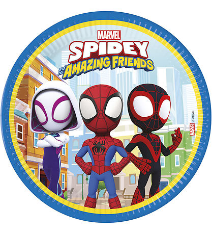 Decorata Party Cardboard plates - 8-Pack - 23 cm - Spidey & His 