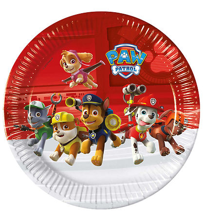 Decorata Party Cardboard plates - 8-Pack - 23 cm - Paw Patrol Re